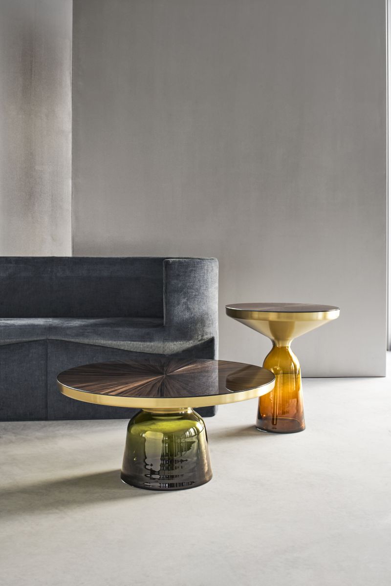 Table top Straw marquetry for Bell Coffee Table ClassiCon
