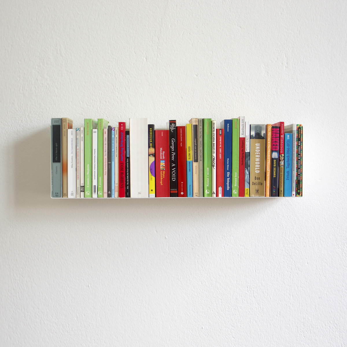 Bags book shelf A Linea1 by Müller Möbelwerkstätten
