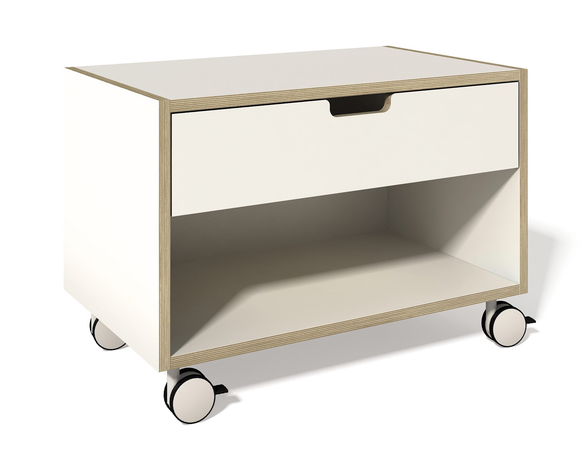 Stack lying bedside table Müller Möbelwerkstätten