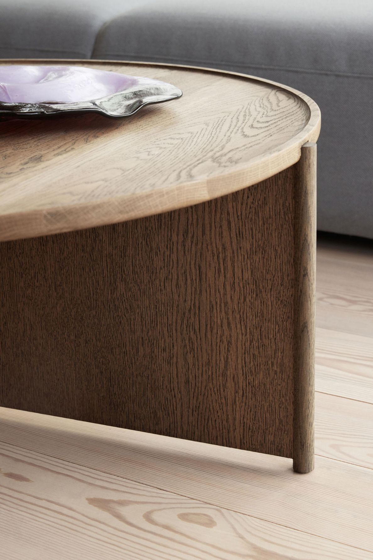 Cling Coffee table Ø70cm light oak Northern