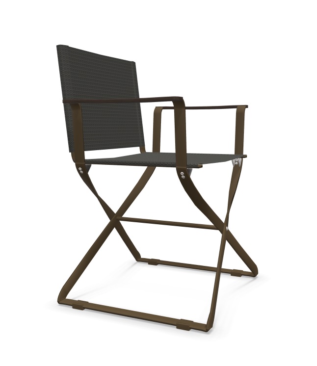 Ciak Outdoor Director's chair Brown mat Emu SINGLE PIECES