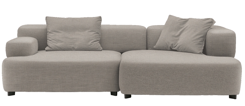 Alphabet 3-Seater Sofa Armrest right Fritz Hansen