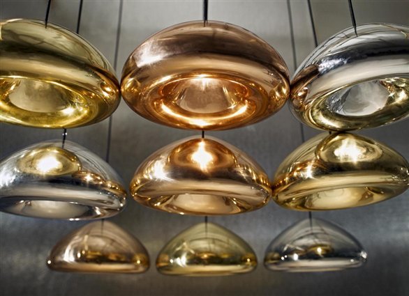 Void LED Pendant Light Pendant Light Steel Tom Dixon