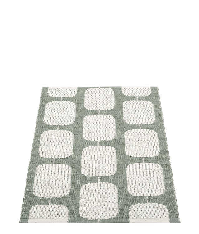 Sten Plastic carpet 70x100 cm Pappelina Army/Fossil gray