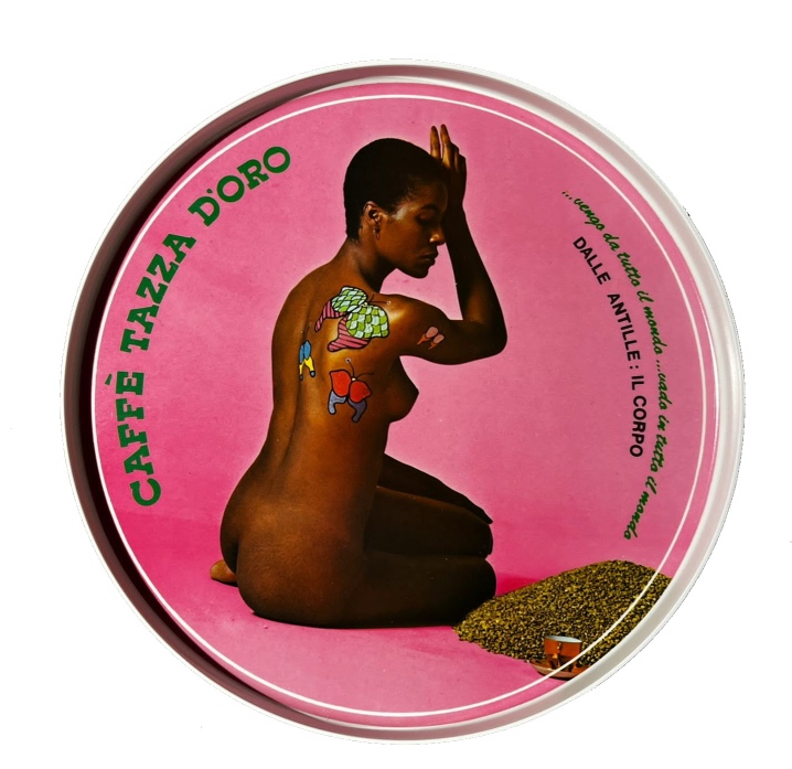 Caffè Tazza d'Oro Tray Round Rose Condino SINGLE PIECES