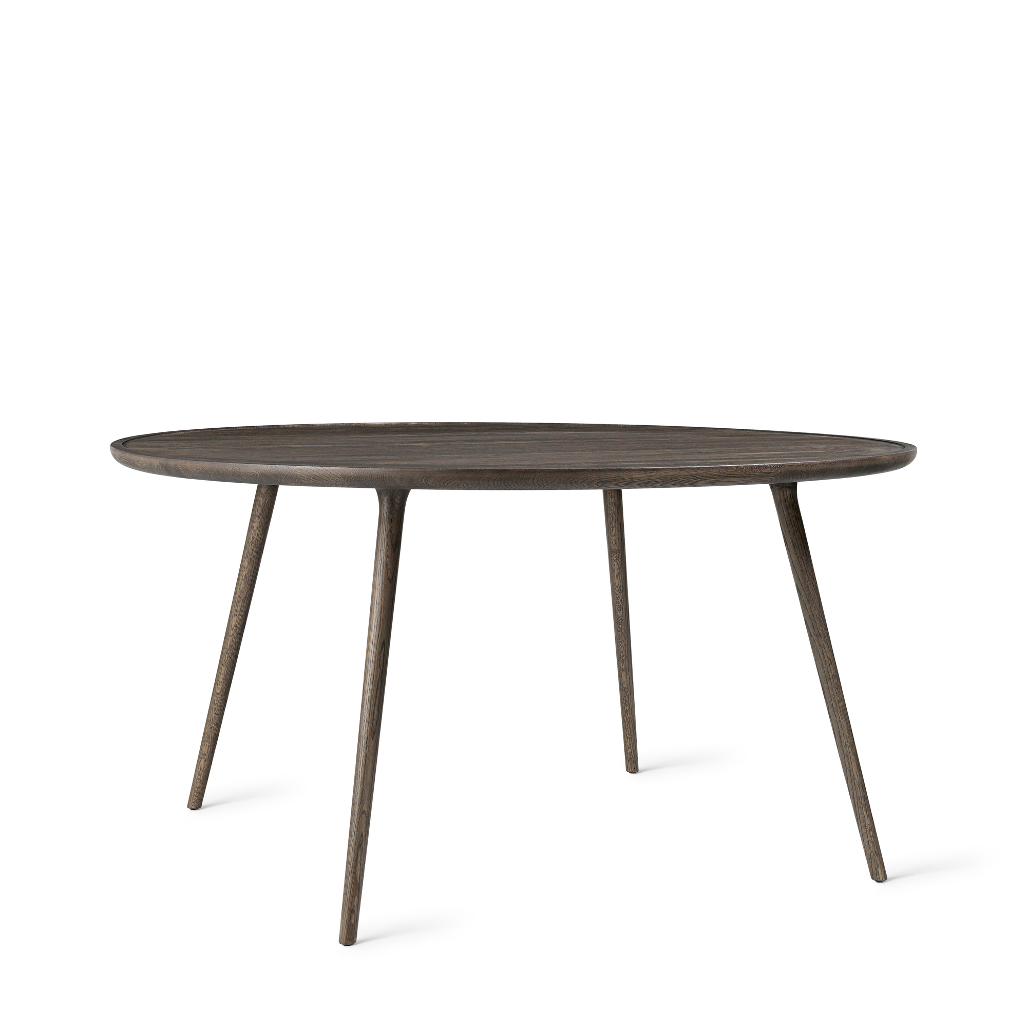 Accent Dining Table Oak Sirka gray d 140 Mater