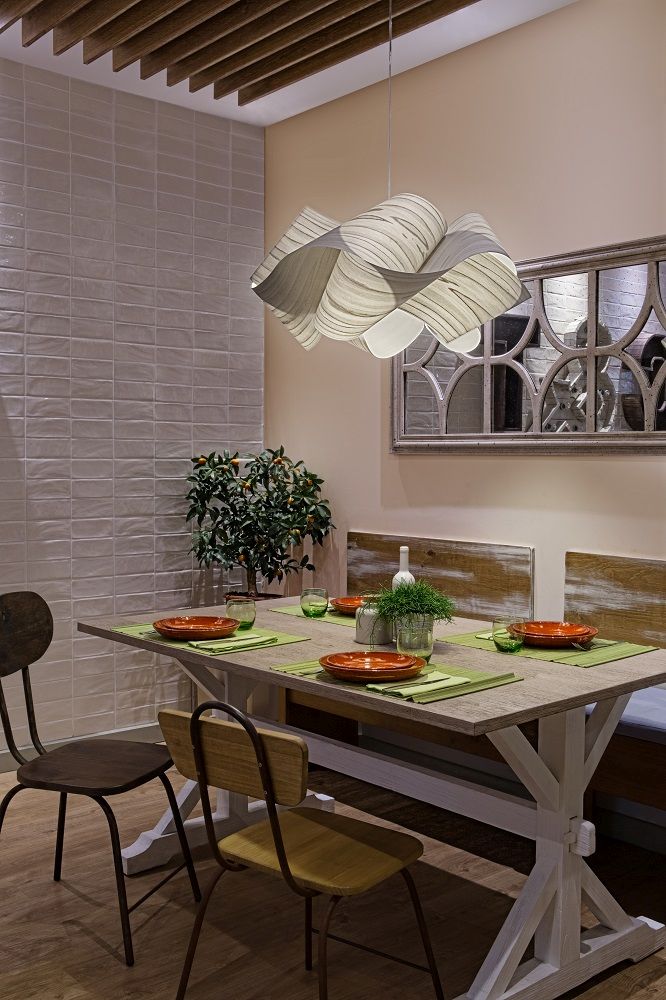 Swirl pendant light small ELFENBEINWEISS / SUSPENSION NICKEL LZF Lamps SINGLE PIECES