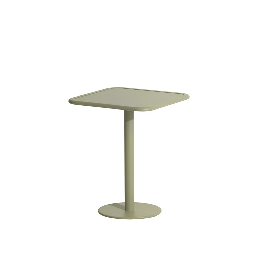 Week-end Bistro Table Square Petite Friture Jade green