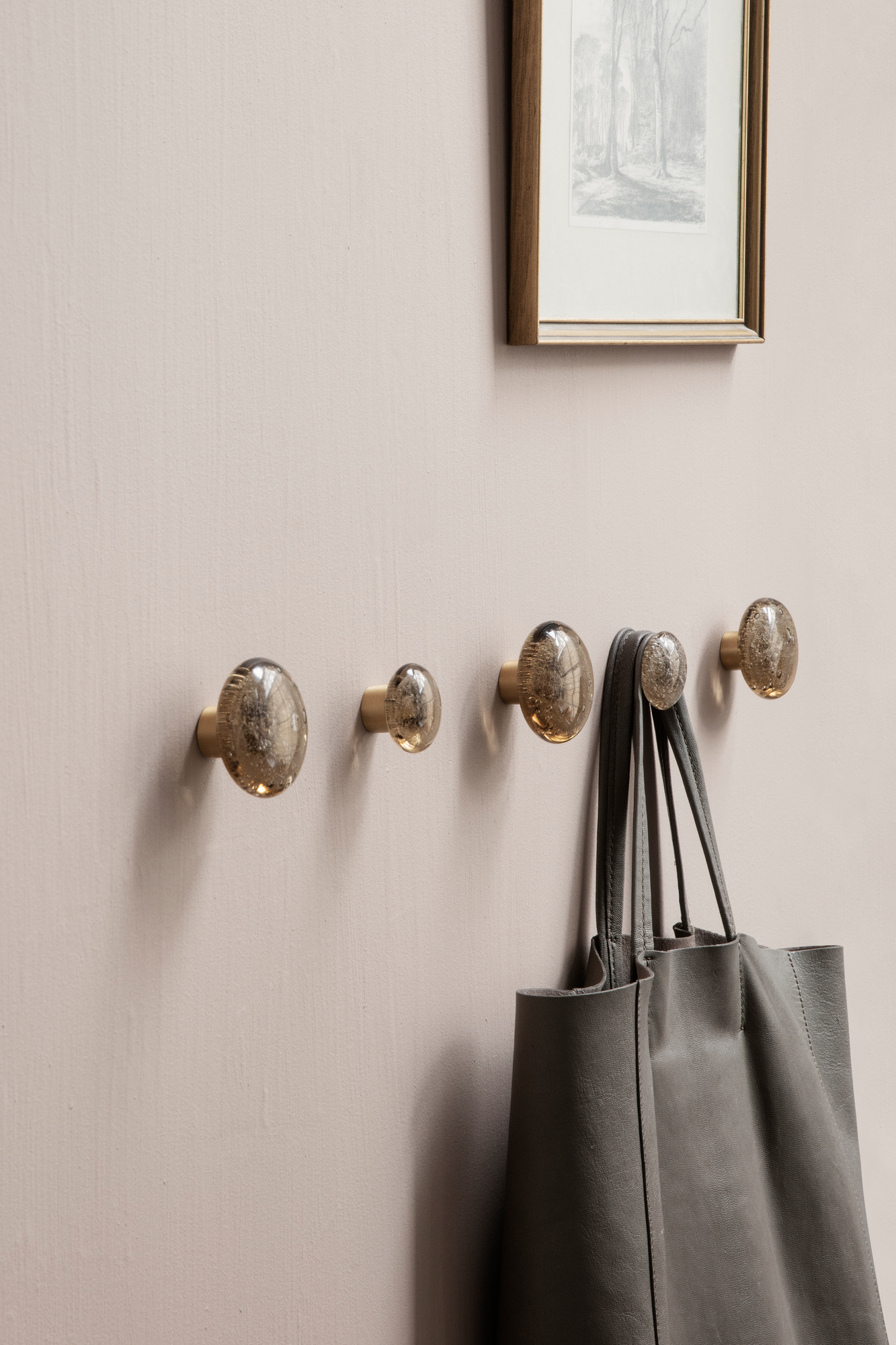 Hook Smoked Bubble Glass Ferm Living SINGLE PIECES