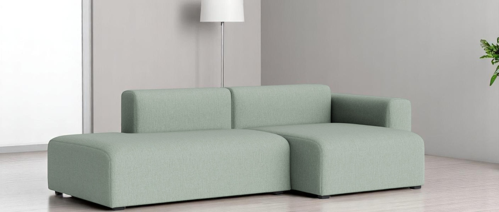 Mags Sofa 2.5-seater Combination 3 low Armrest with armrest right Hay 