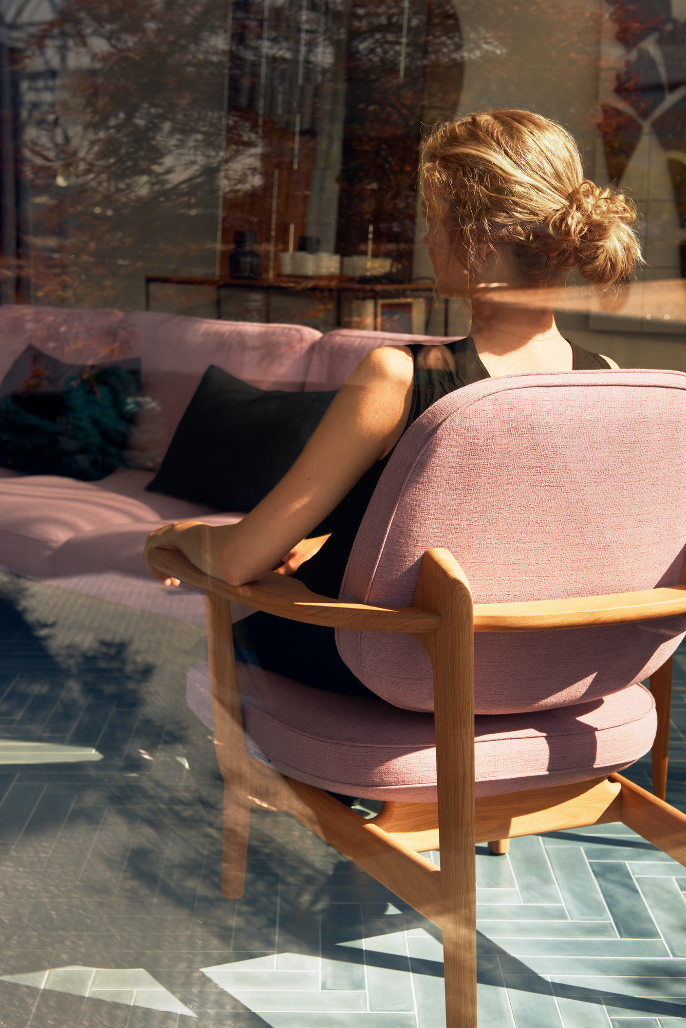 Fred Lounge Chair oak dark stained Fritz Hansen
