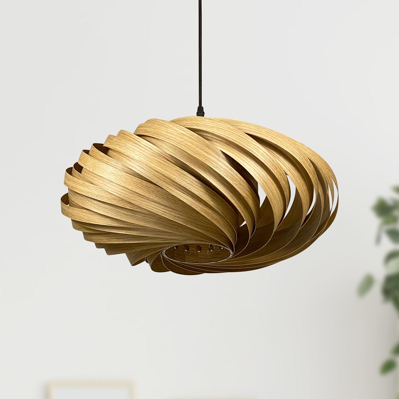 Veneria Pendant lamp Ø50 cm Oak Gofurnit