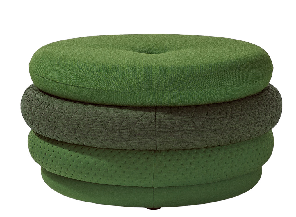 Fat Tom Pouf Lounge - Stool without Legs Richard Lampert Green 