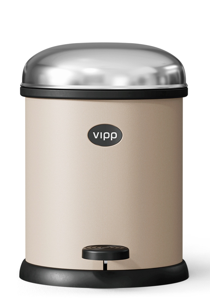 VIPP12 / VIPP 12 Bin Pedal bin 3L Vipp Beige