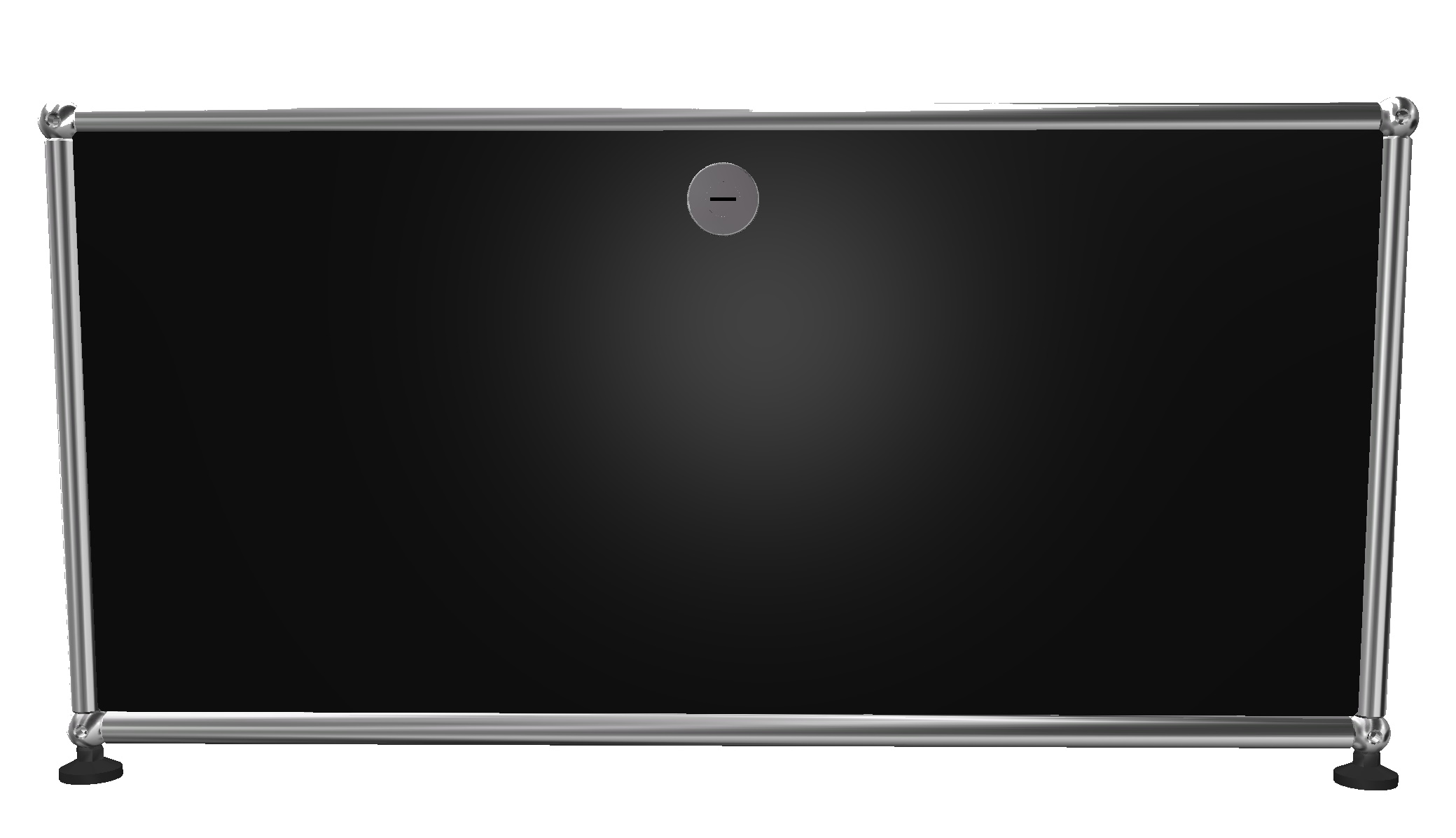 USM Haller Lowboard 1 Drawer Graphite black - FAST DELIVERY