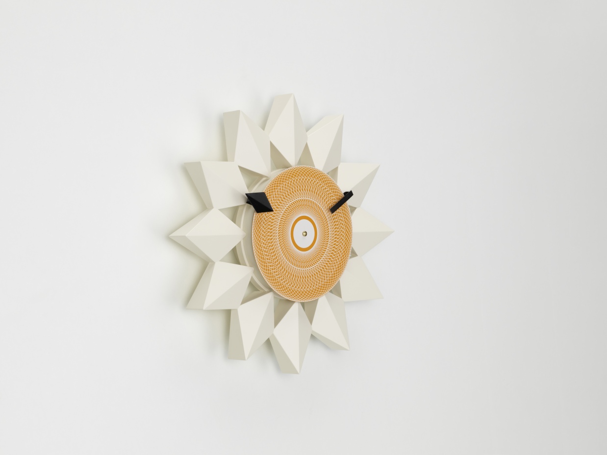  Diamond Markers Clock Wall Clock White Vitra