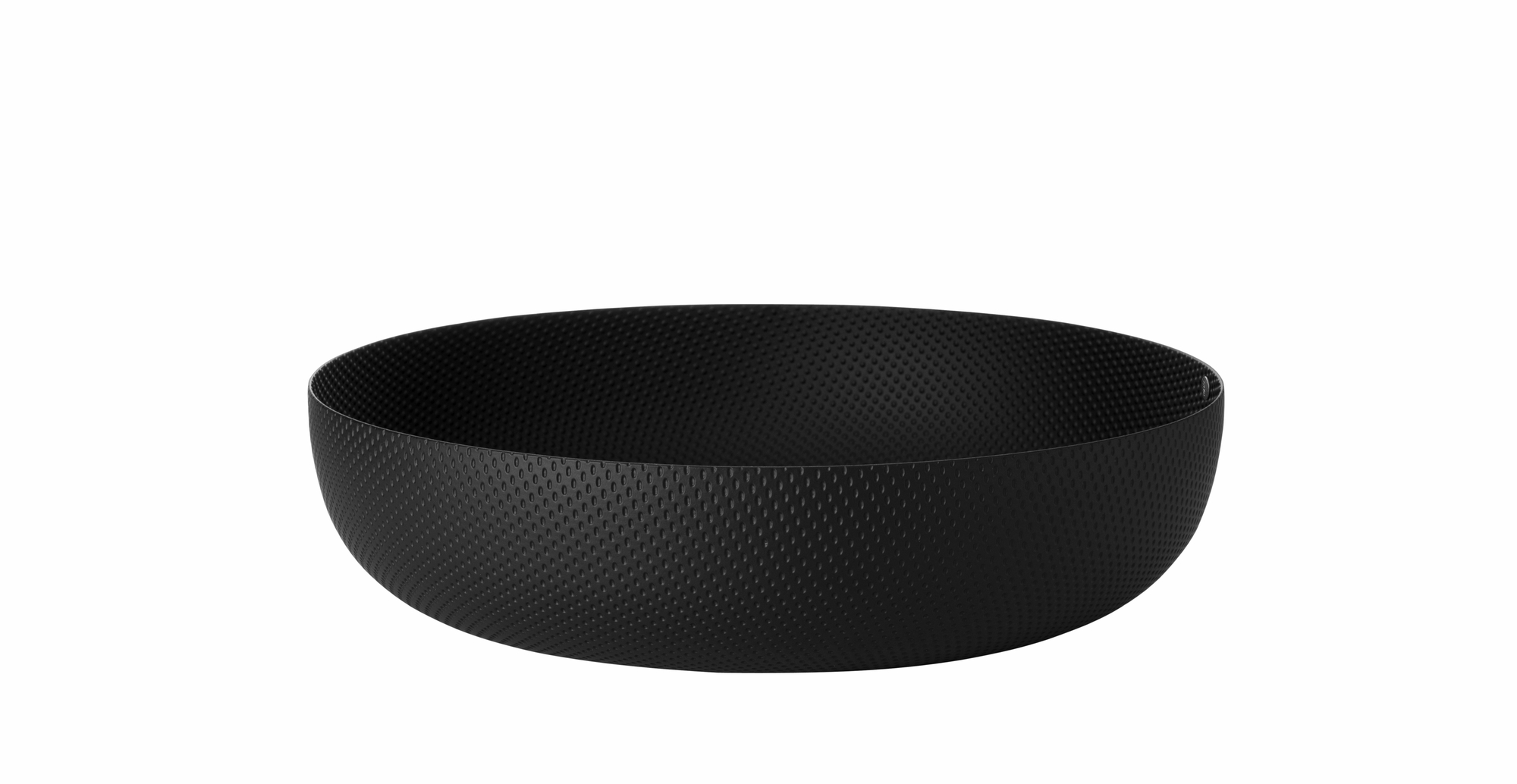 JM17/29 BT Round Fruit Bowl Black Alessi