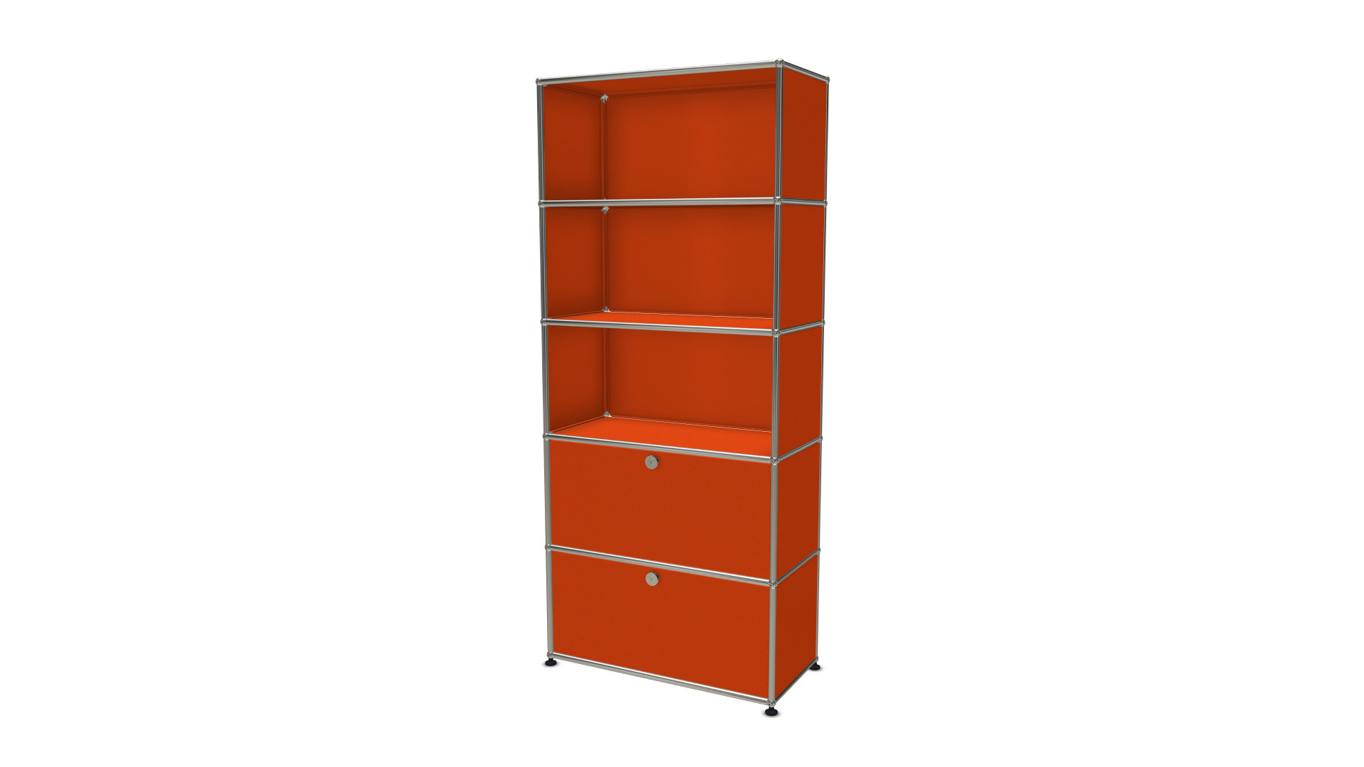 USM Haller Kombischrank orange