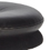 zweilagig: Glattleder schwarz / Velourleder schwarz