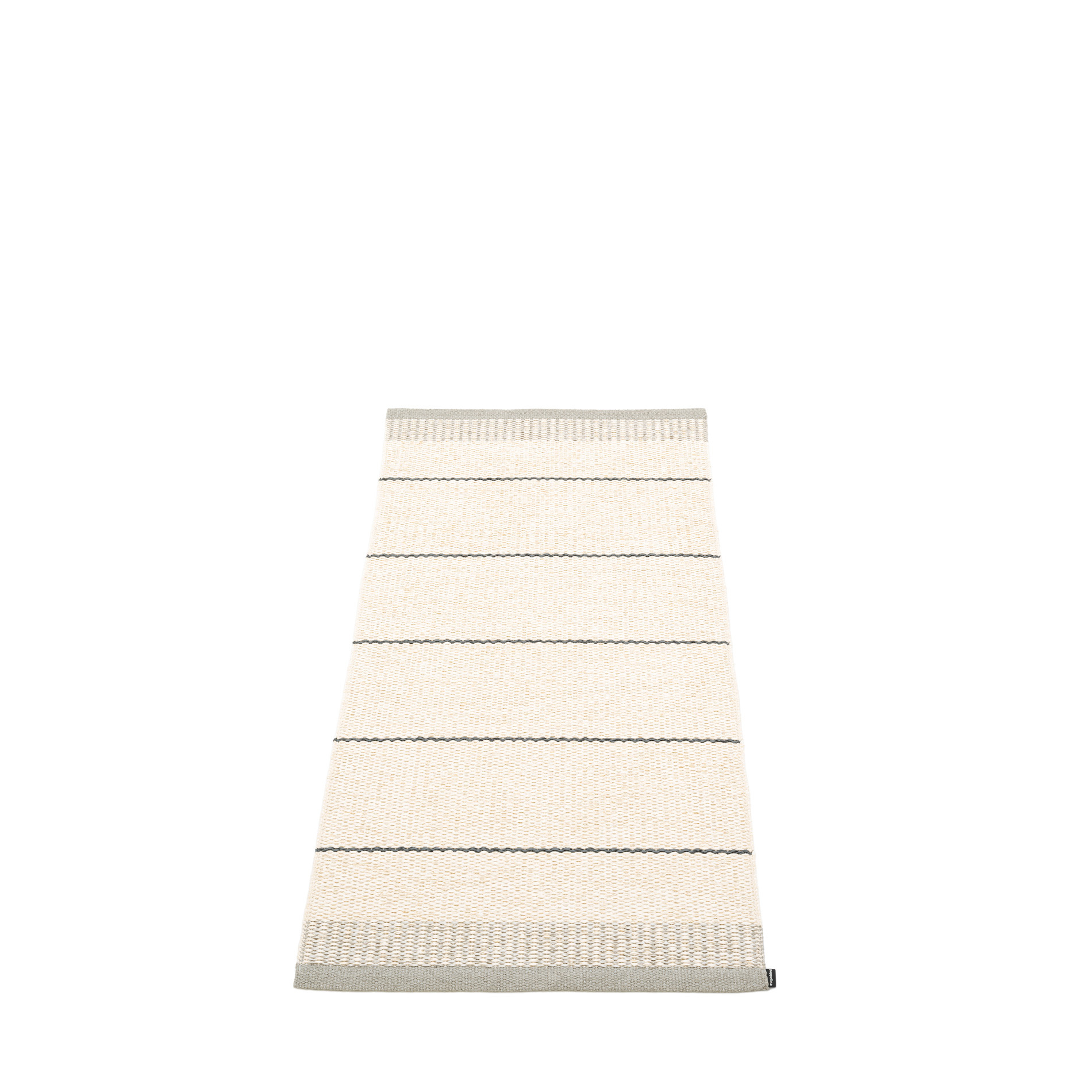 Belle Plastic Carpet 60x125 cm Pappelina Warm grey