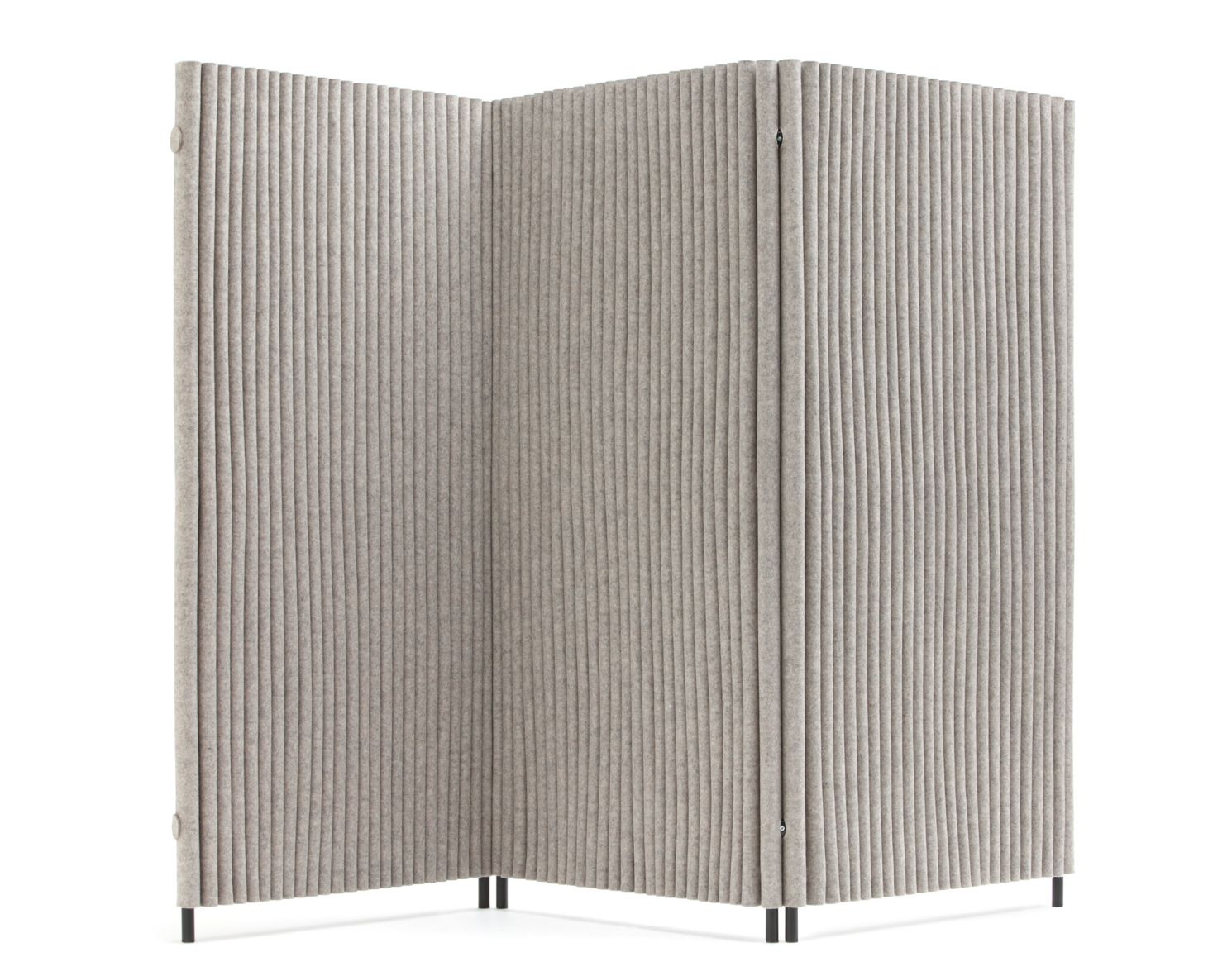 Wave screen 2 elements with 2 plate feet incl. 2 connectors Hey Sign