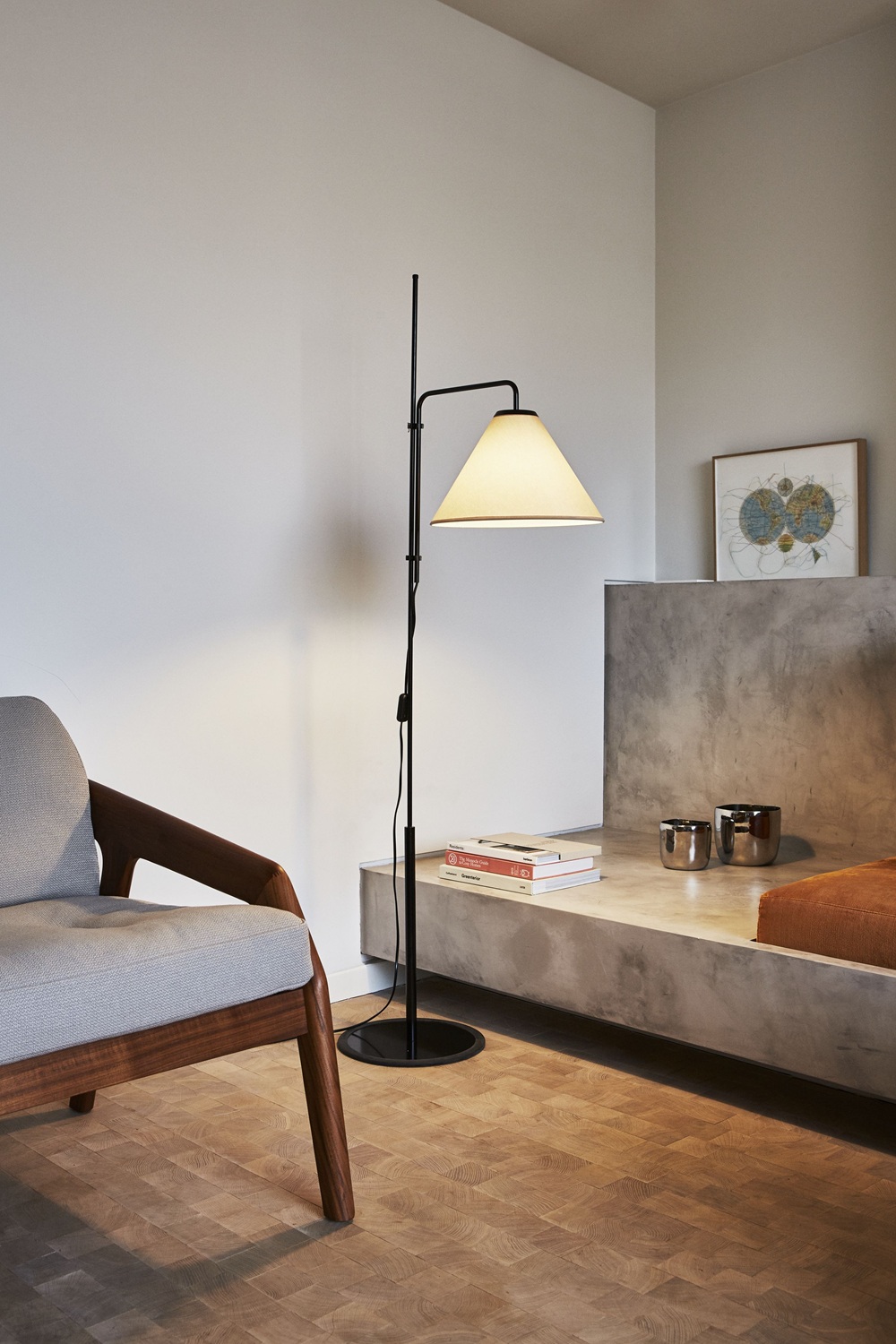 Funiculi Fabric floor lamp marset