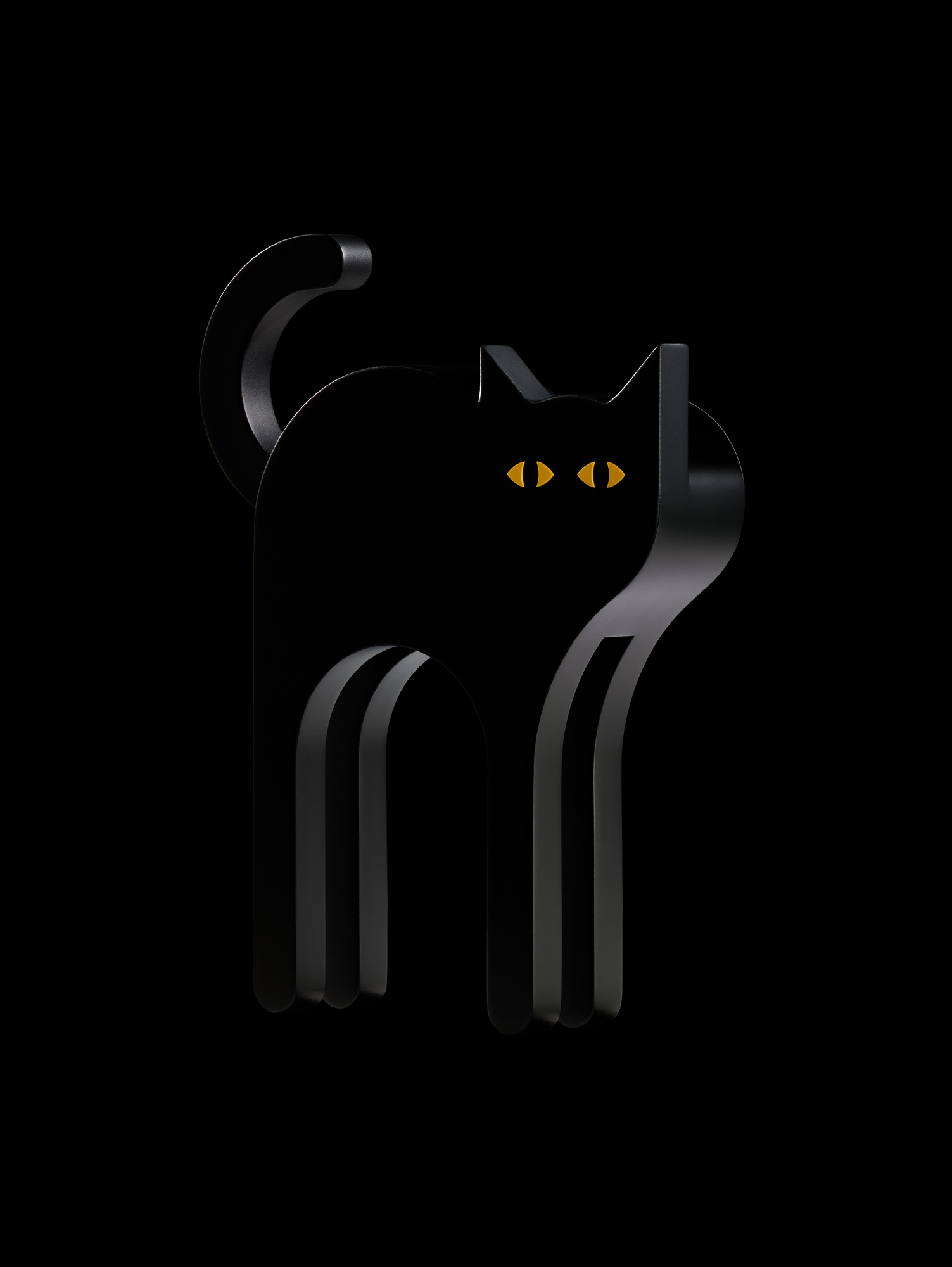 Cat Wooden figure Tecta 