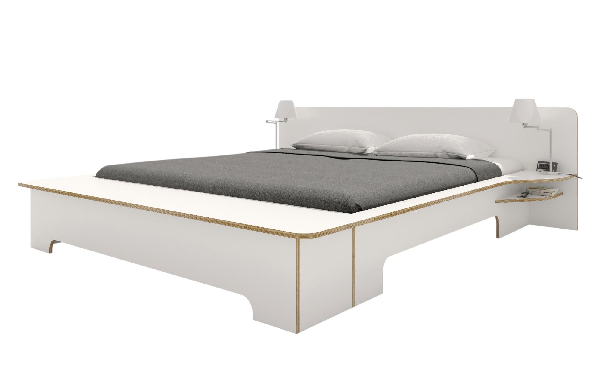Plane Double bed Müller Möbelwerkstätten
