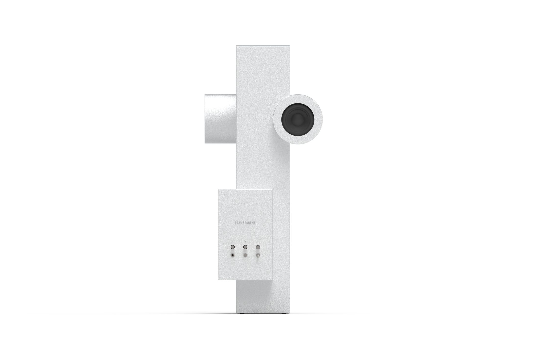 Brutalist Loudspeaker Transparent