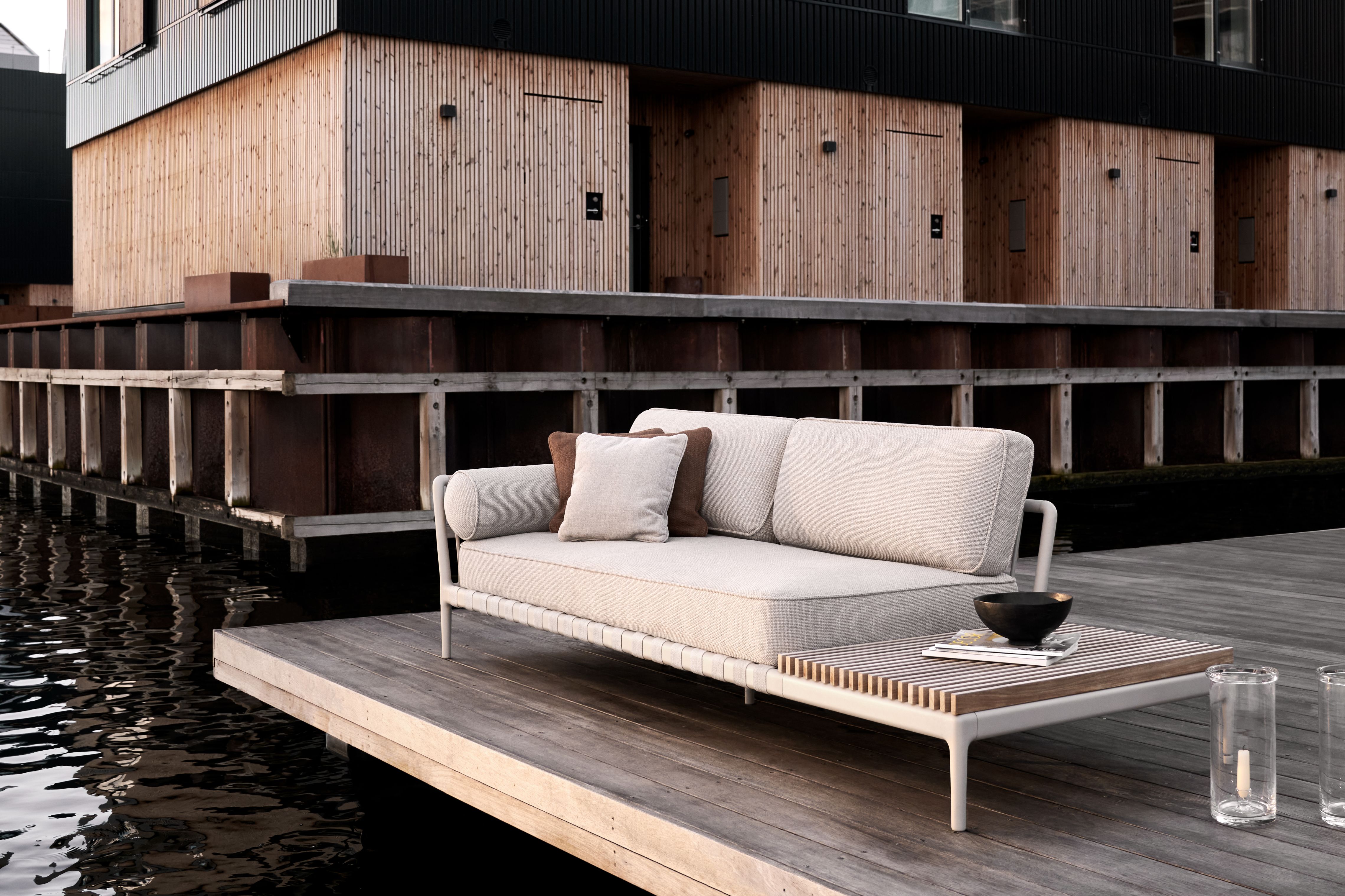 Open-Air Outdoor Sofa open end left Vipp