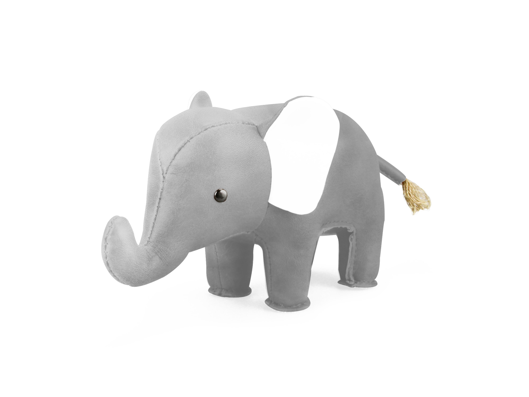 Paperweight Classic Elephant grey/white Züny