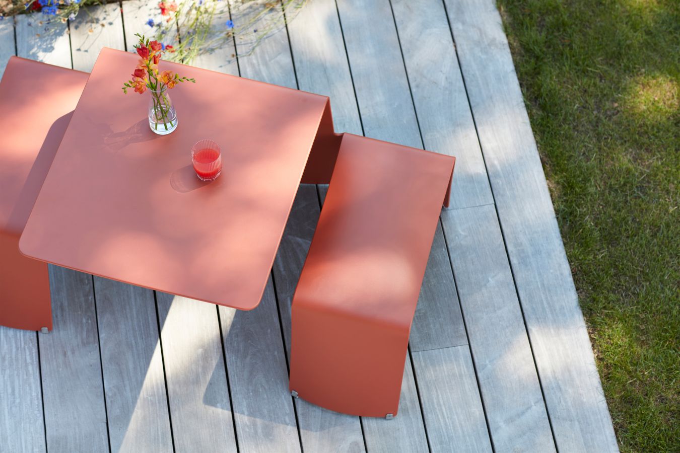 Picnik Table and Seat Combination Outdoor Extremis