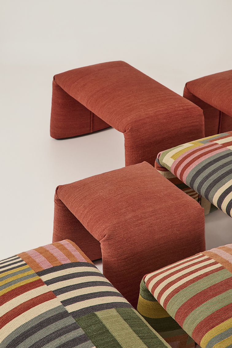 Folded Pattern Bench Bench Nanimarquina 