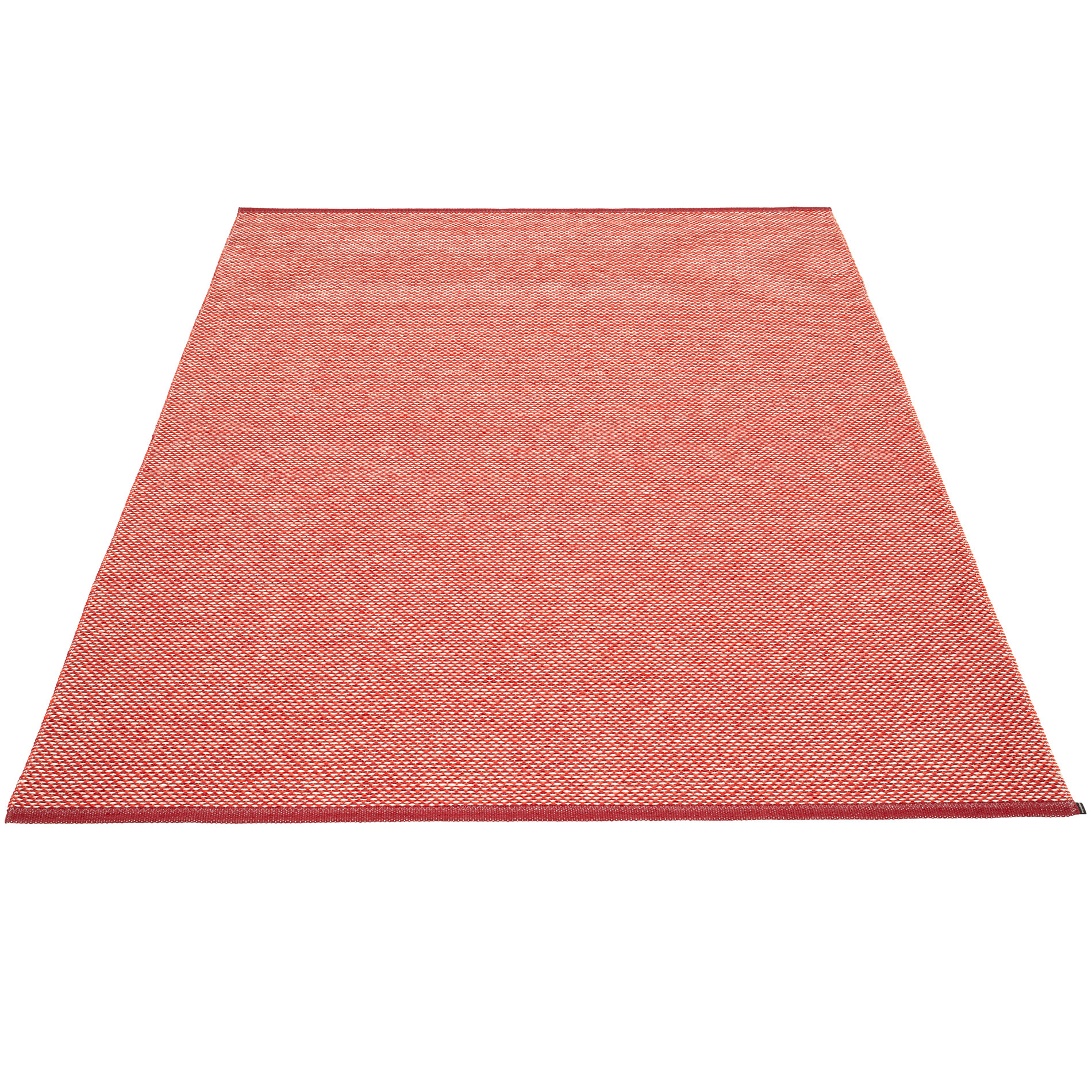Effi Plastic rug 180x260 cm Pappelina dark red