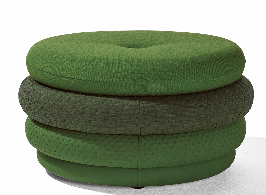 Fat Tom Pouf Lounge - Stool without Legs Richard Lampert Green 