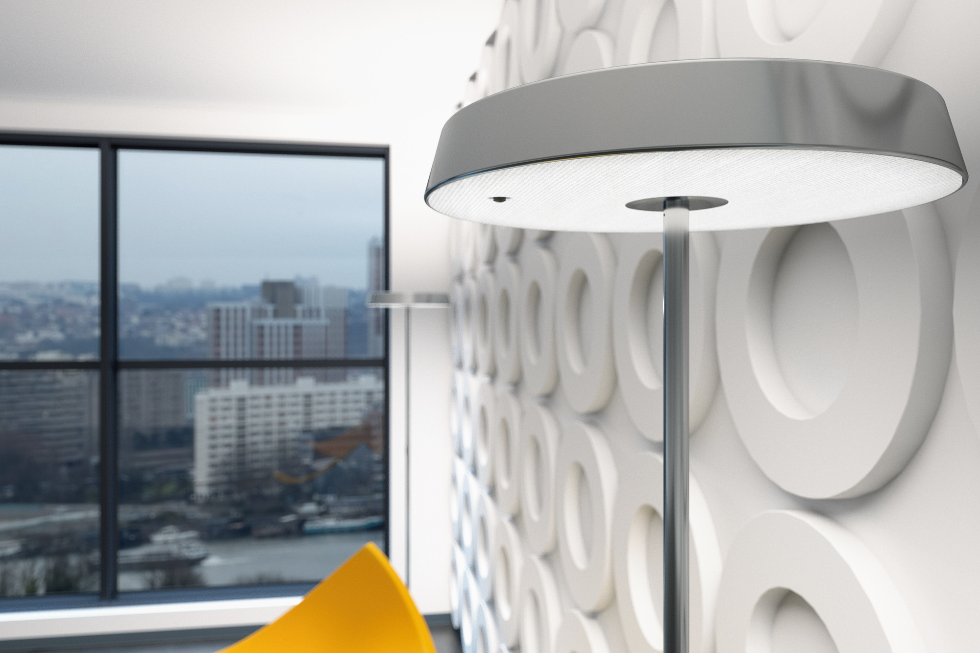 Koi S LED Floor lamp Belux White
