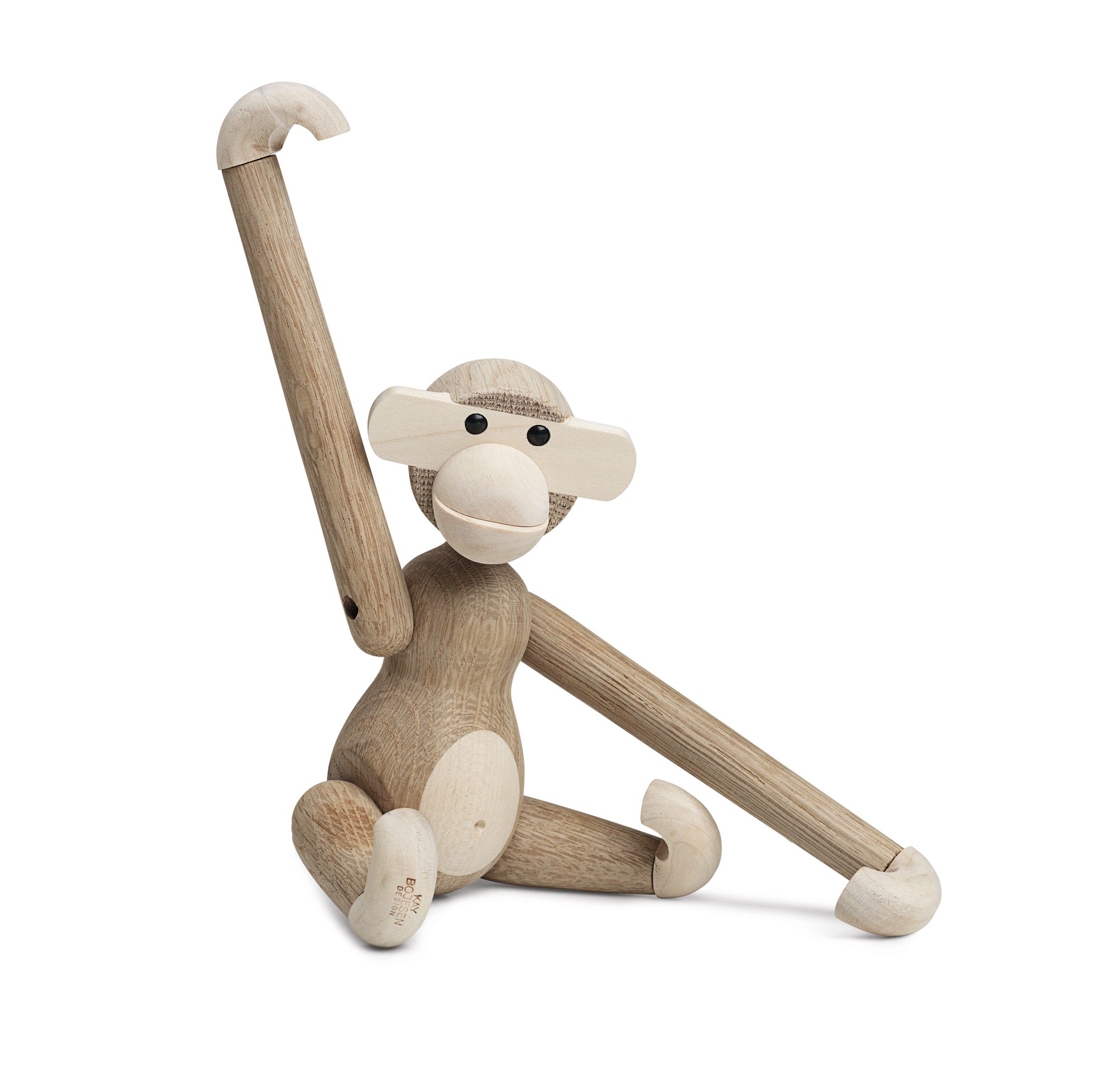 Monkey small wooden figure oak / maple Kay Bojesen