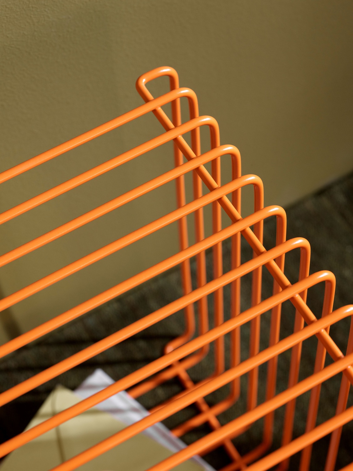 Panton Wire Cube Single Shelf T 25,7 cm Tangerine LIMITED EDITION Montana