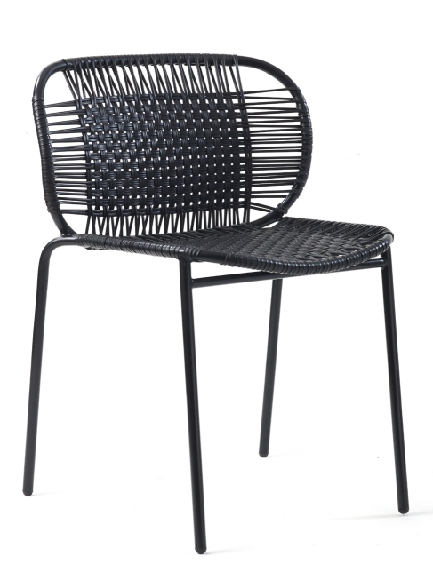 Cielo Stacking Chair Outdoor ames Black - Black