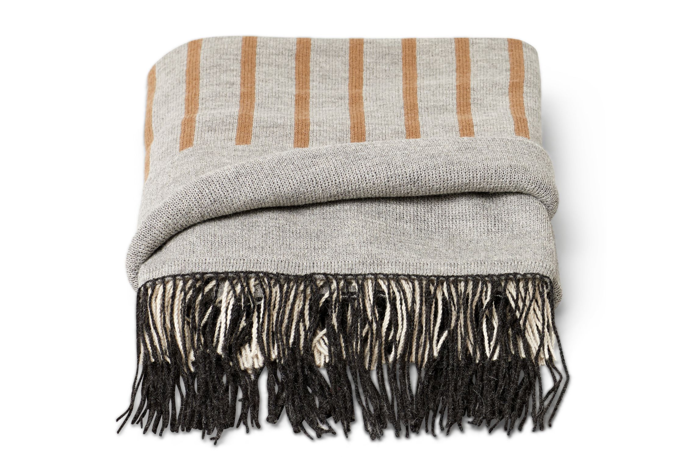 Aymara Plaid 190x130 Pattern Grey Form & Refine SINGLE PIECES