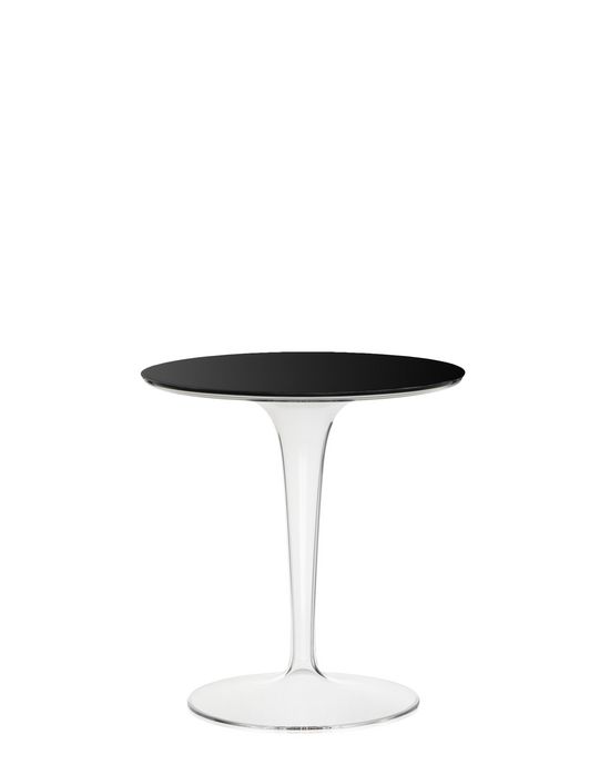 deckend schwarz gläzend  / glasklar