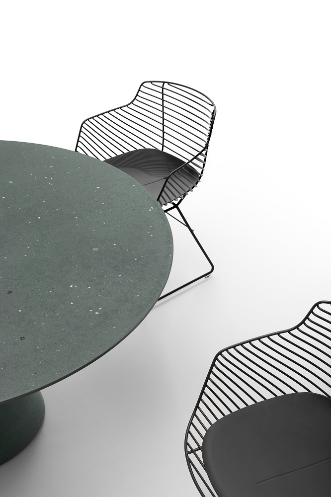 Flow Filo SLIM Indoor/Outdoor Chair Skid Frame MDF Italia 