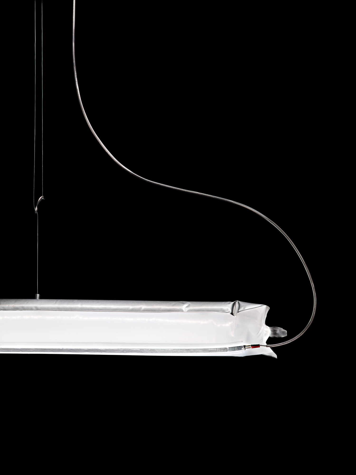 Blow Up Me Standing / hanging lamp silver Ingo Maurer