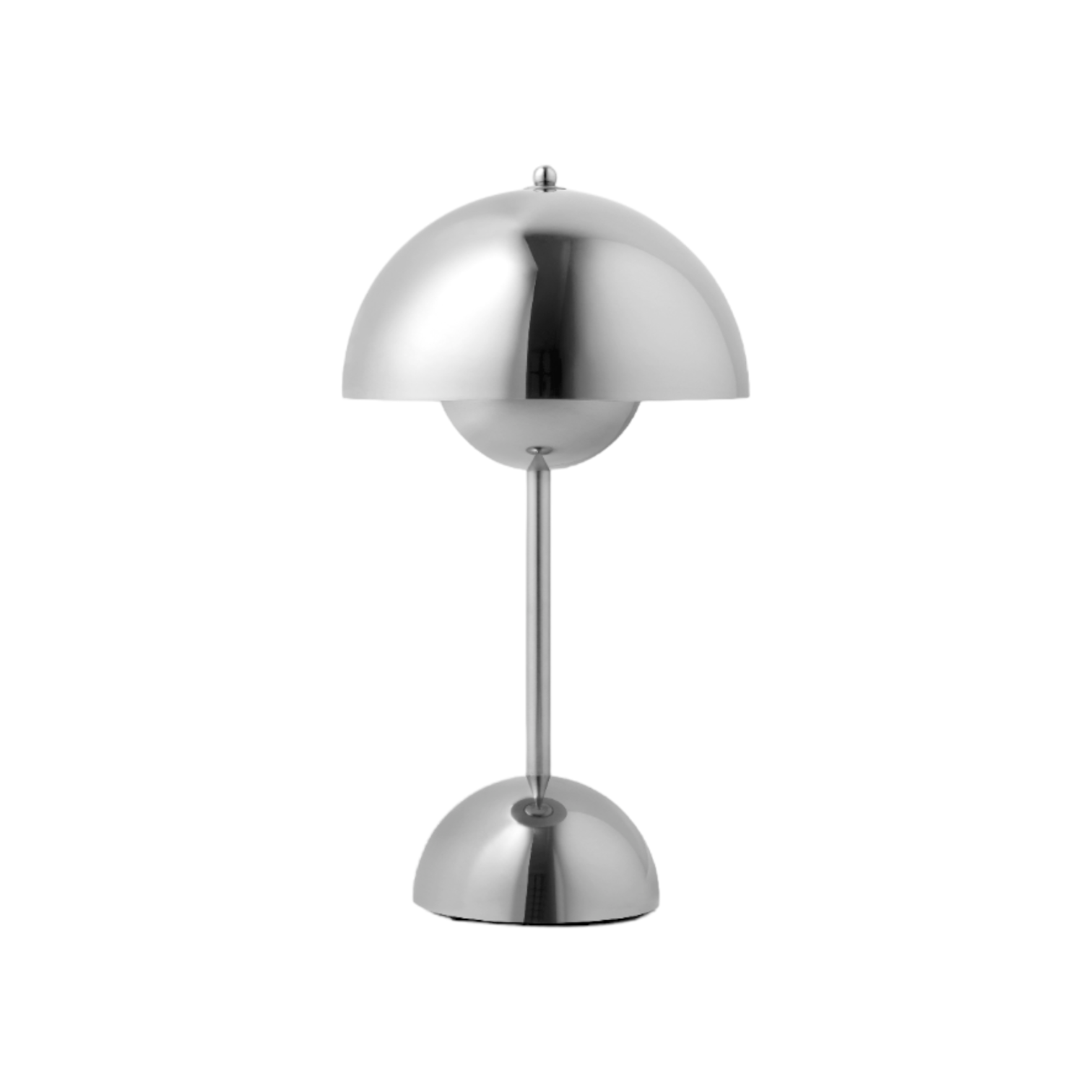 Flowerpot VP9 Portable Battery lamp / Table lamp with USB AndTradition Chrome