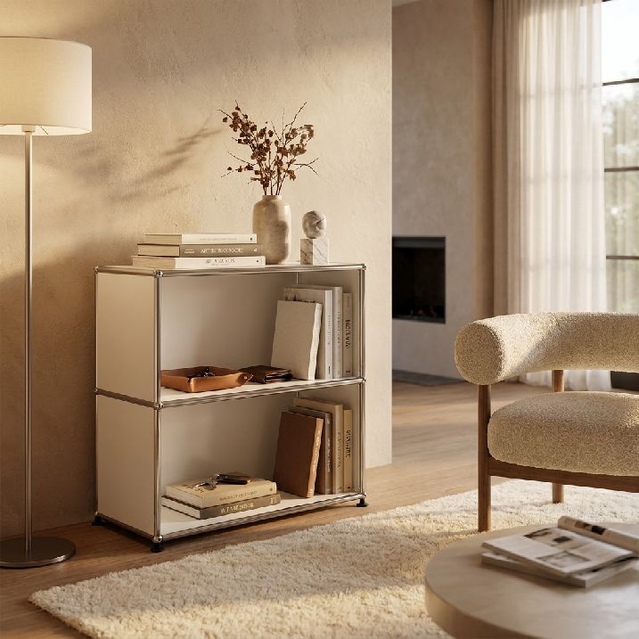 USM Haller shelf sideboard open