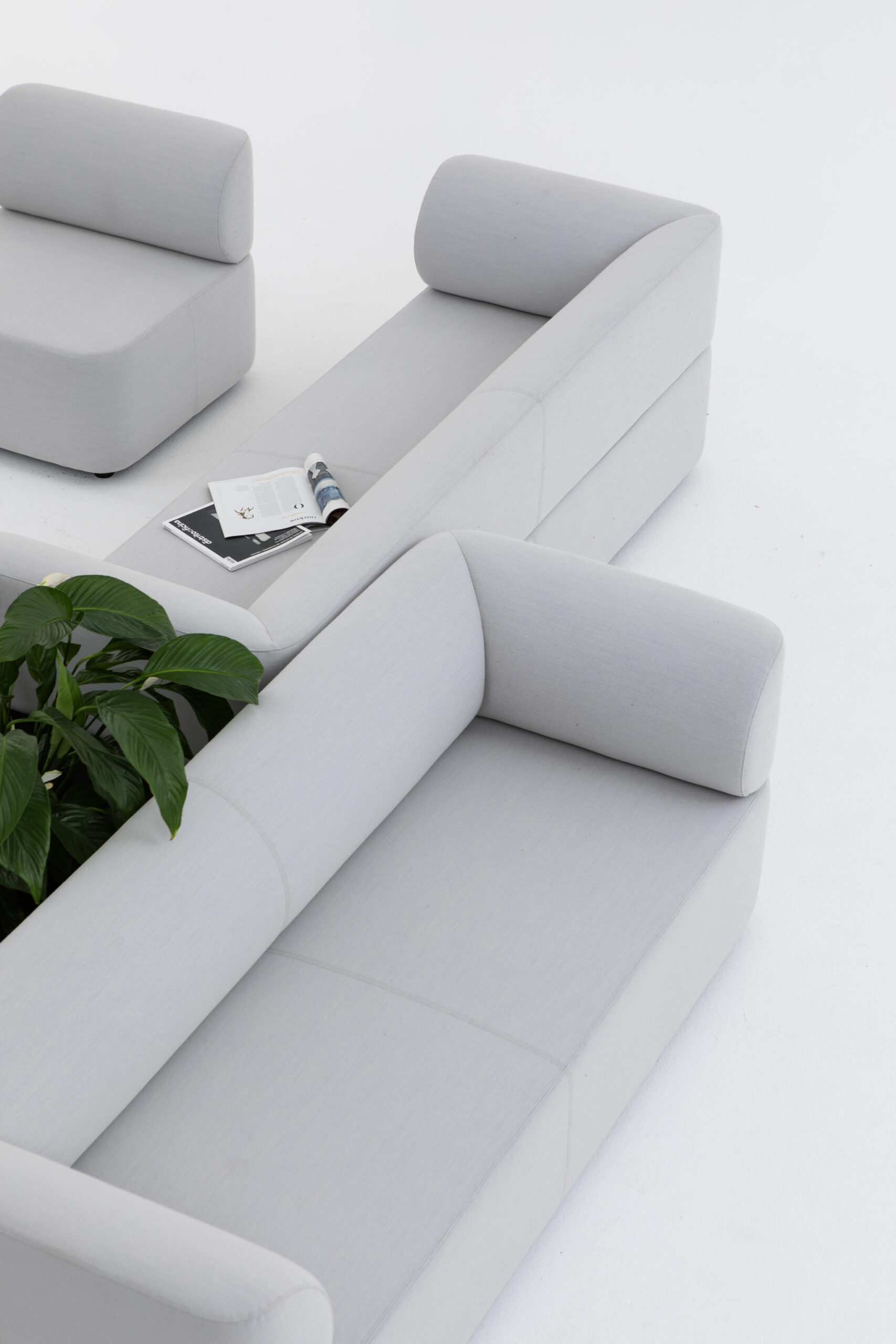 Mezza seating element Sofa Cascando
