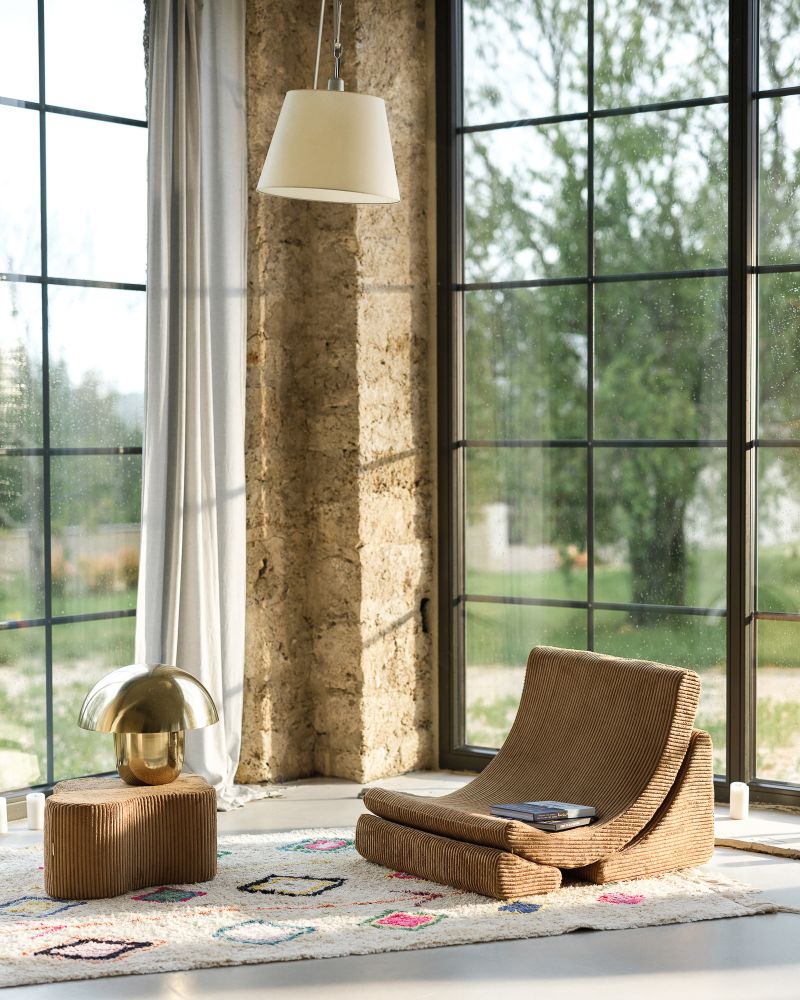 Moon children's armchair wide cord Wigiwama