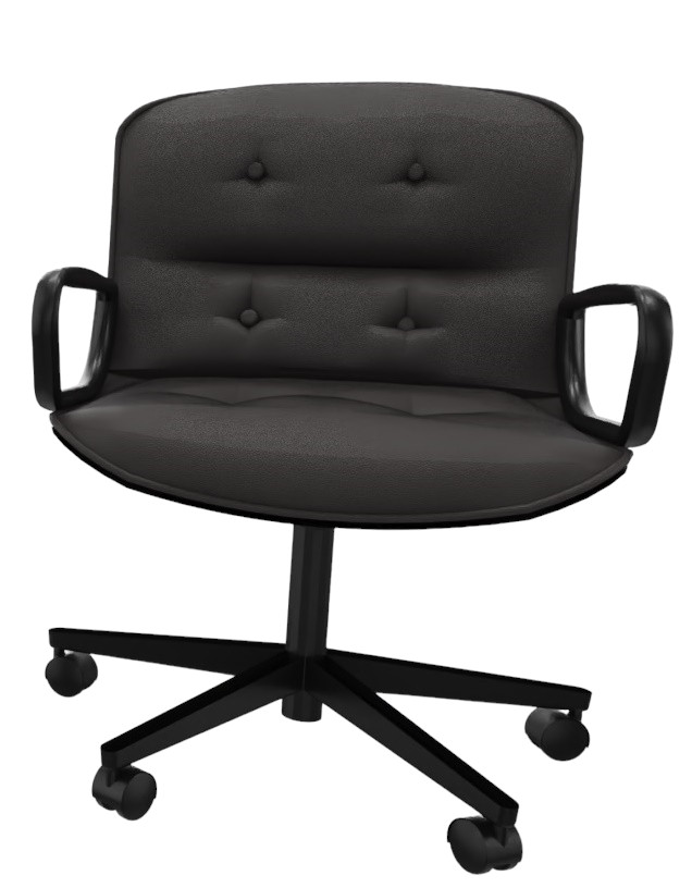Pollock Executive swivel chair with armrests Knoll International 
