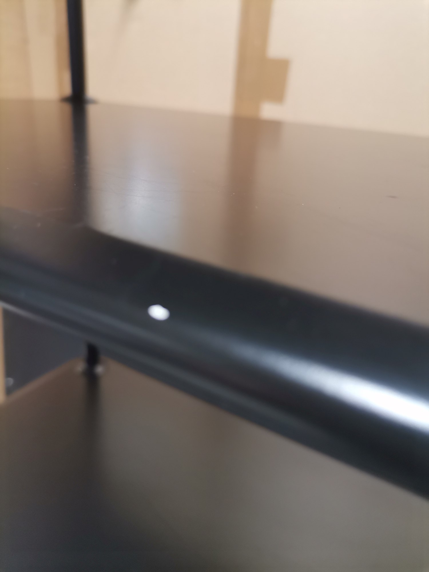 Montana Free Shelf W 203.4 x H 178.1 cm with shelf BLACK COLOUR IMPERFECT ITEMS