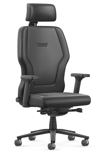 XXLis5 XL113 heavy duty chair high with headrest from Interstuhl promotional model